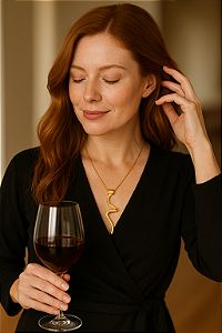 Colar Torcido com Movimento Orgânico – Impacto Sofisticado e Atemporal