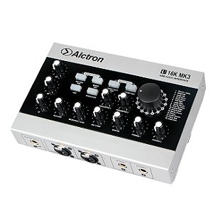 Interface de áudio Alctron U16K MK3 c/ USB efeitos
