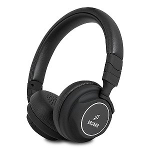 Fone de ouvido Arcano AR-414B headphone bluetooth sem fio e com fio