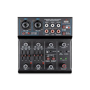 Mesa de som interface USB Arcano ARC-MINI-MX2EQ