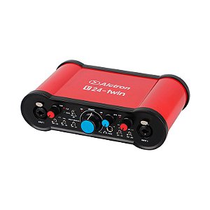 Interface de áudio USB Alctron U24-Twin canal duplo