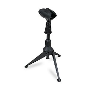 Suporte de microfone mini pedestal Arcano AR-17S tripé de mesa