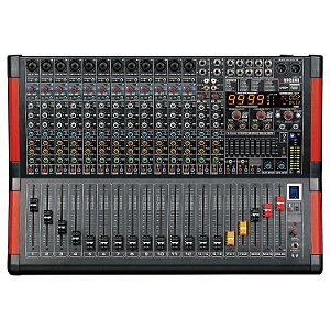 Mesa de som 16 canais Arcano DAK-16 duplo efeito rec EQ USB