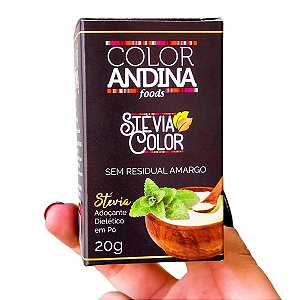 Adocante dietetico Stevia Color Andina Food, 20g.