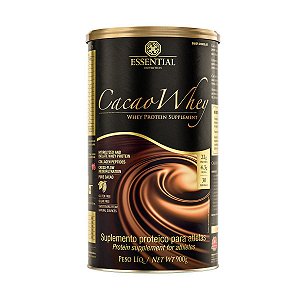 Cacao Whey Suplemento Em Pó 900g - Essential