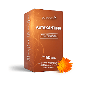 Astaxantina 250mg 60caps - Pura Vida