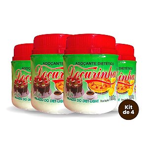 KIT 4 - Doçurinha Pote 100g - Palazzo Diet