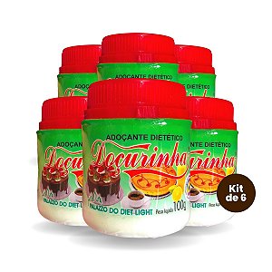 KIT 6  - Doçurinha Pote 100g - Palazzo Diet