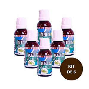 KIT 6 - Óleo Vegetal de Melaleuca 20ml - E.P.A Naturais