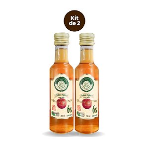 KIT 2 -  Vinagre De Maça Orgânico 6% 250ml - São Francisco