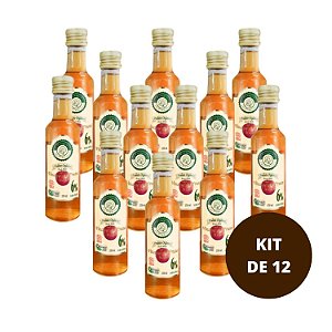 KIT 12 -  Vinagre De Maça Orgânico 6% 250ml - São Francisco