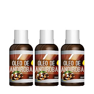 KIT 3 - Óleo Vegetal de Andiroba 30ml - E.P.A Naturais