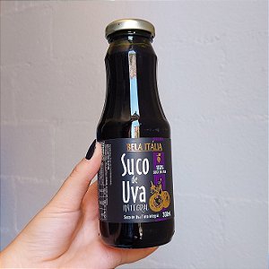 Suco de Uva Tinto Integral 100% Suco de Uva 300ml - Bela Italia