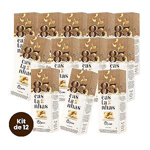 Kit 12 Leite Vegetal 85 Castanhas 1L - Cajueiro