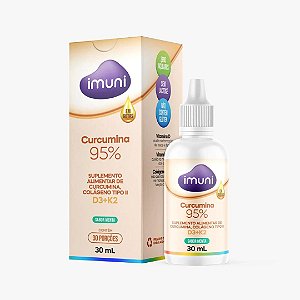 Cúrcuma Curcumina 95% 30ml - IMUNI