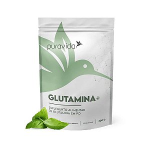 Glutamina Suplemento em Pó 300g - Pura Vida