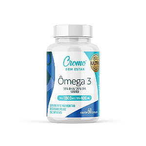 Ômega 3 DHA EPA Neuro 60 capsulas - Cromo Bem Estar