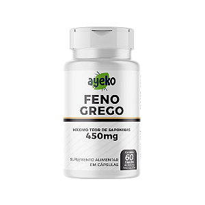 Feno Grego Máximo Teor de Saponinas 450mg com 60Caps - Ayeko