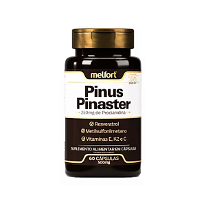 Pinus Pinaster (250mg Procianidina) Reverastrol + Vitaminas 60caps - Melfort