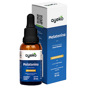 Melatonina em Gotas 0,21mg Alta Absorção 30ml 600 Doses Sabor Maracujá Ayeko