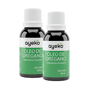 2X Óleo Vegetal De Orégano 100% Puro E Natural Prensado a Frio 30ml Ayeko