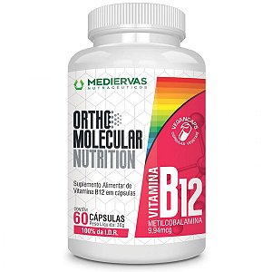 Metilcobalamina - Vitamina B12 - 60 Cápsulas - Mediervas