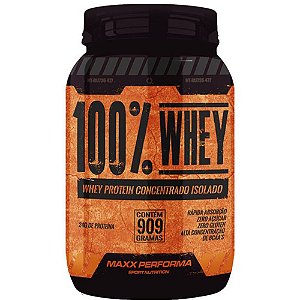 Whey Protein-concent/isolado 909g Chocolate - Maxx Performa