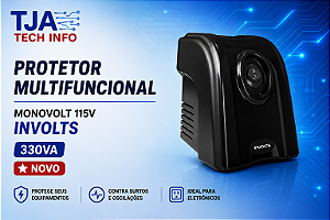 Protetor Multifuncional Involts 330VA Monovolt 115V – Proteção Elétrica – Novo