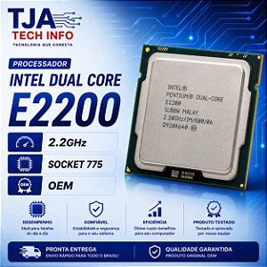 Processador Intel Pentium Dual Core E2200 2.20GHz Socket LGA 775 OEM