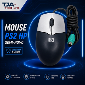 Mouse HP PS2 Original Semi Novo para Computador Desktop
