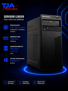 Servidor Intel Core i5 3570 16GB DDR3 SSD 240GB + HD 1TB Windows 10 – TJA Tech Info