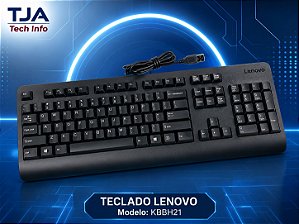 Teclado Lenovo KU-1619 USB ABNT2 Original Semi Novo para Computador