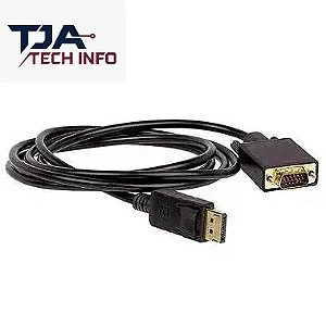 Cabo Adaptador Displayport Macho X Vga Macho 1.8m
