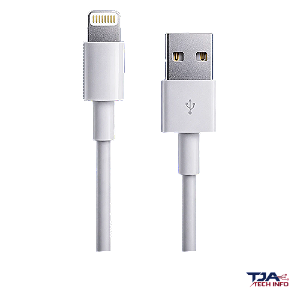 Cabo USB-A para Lightning 1 m para iPhone Compatível