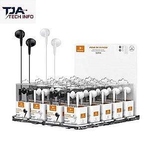 Fone de Ouvido com Cabo Trançado 1,5m P3 | Ideal para Celular, PC e Música – Peining EP-310