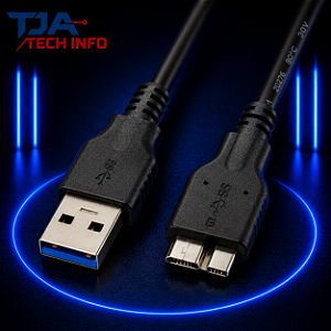 Cabo USB 3.0 A Macho para Micro B – Alta Velocidade | TJA Tech Info