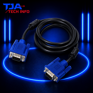 Cabo VGA Macho x Macho – 1,5 Metros | Transmissão de Vídeo Analógica | TJA Tech Info