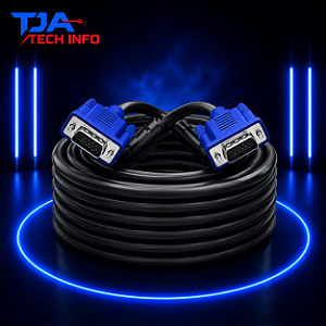 Cabo VGA Macho x Macho 10 Metros – Conexão Estável e Qualidade | TJA Tech Info