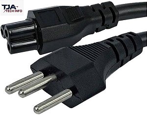 Cabo Força Energia Tripolar 3 Pinos Tipo Fonte Notebook Tv