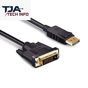 Cabo Adaptador Displayport Para Dvi Macho Novo