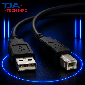 Cabo USB 2.0 para Impressora Universal – 1,5 Metros | Alta Qualidade | TJA Tech Info