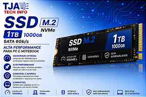 SSD M.2 NVMe 1TB 1000GB | Alta Performance para PC e Notebook