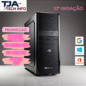 CPU Intel Core i5 10ª Geração | 8GB DDR4 | SSD 480GB | Wi-Fi | Socket 1200 | NOVA!