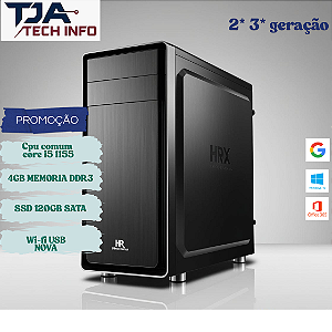 CPU Intel Core i5 4GB RAM SSD 120GB Wi-Fi Socket 1155 NOVA! 🚀