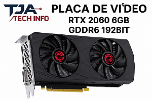 Placa de Vídeo PCYes RTX 2060 6GB GDDR6 192 Bits – Ray Tracing – 1080p / 1440p