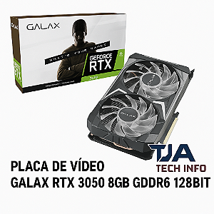 Placa de Vídeo Galax RTX 3050 8GB GDDR6 128bit – Ray Tracing – Alto Desempenho