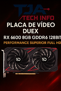 Placa de Vídeo Duex RX 6600 8GB GDDR6 128bit – Performance Superior Full HD