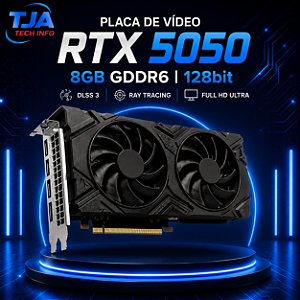 Placa de Vídeo RTX 5050 8GB GDDR6 128 Bits – DLSS 3 – Ray Tracing – Full HD Ultra