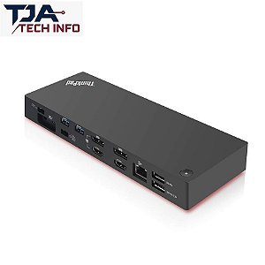 Dock Lenovo ThinkPad Thunderbolt 3 Gen 2 – 135W – Preto – Original – Bivolt 127/220V