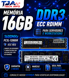 Memória Sk Hynix 16gb 2rx4 Pc3l 12800r Hmt42gr7bfr4a-pb
